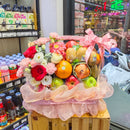 Giỏ Quà Trái Cây Lựu Ấn Độ Nhập Khẩu  & Hoa Tặng Bác Sĩ