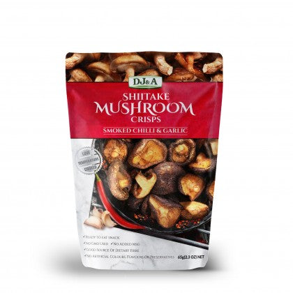 Nấm Hương Sấy Giòn Mushroom Crisps DJ&A Đủ Loại