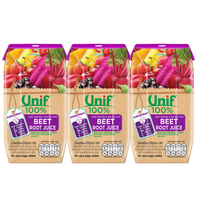 Nước Ép Rau Củ Unif Thái Hộp 200ml