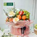 Giỏ Quà Trái Cây Táo Đỏ Nhập Khẩu & Hoa Tặng Người Tri Kỉ