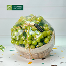 Giỏ Quà Trái Cây Nho Xanh & Hoa Tươi Đi Hẹn Hò Dịp 8/3