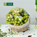 Giỏ Quà Trái Cây Nho Xanh & Hoa Tươi Đi Hẹn Hò Dịp 8/3