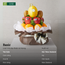 Giỏ Quà Trái Cây Cam, Táo Nhập Khẩu Tặng Nhà Báo Bác Sĩ