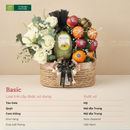 Giỏ Quà Trái Cây Dưa Lưới, Táo Đỏ Phù Hợp Kính lễ, Đám Giỗ, Đám Tang