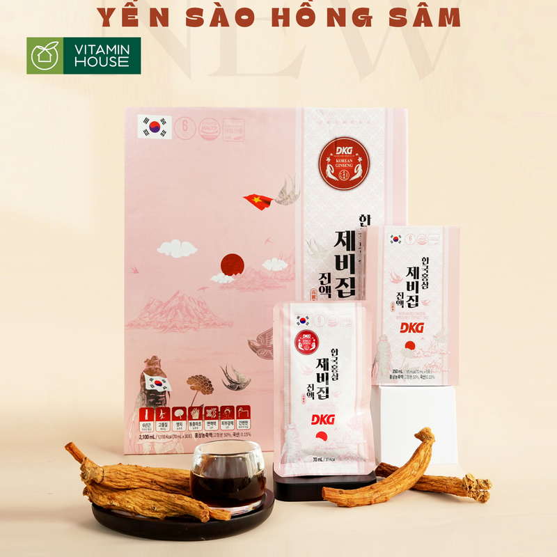 Hồng sâm yến sào G-bird Daedong 20g*30 gói