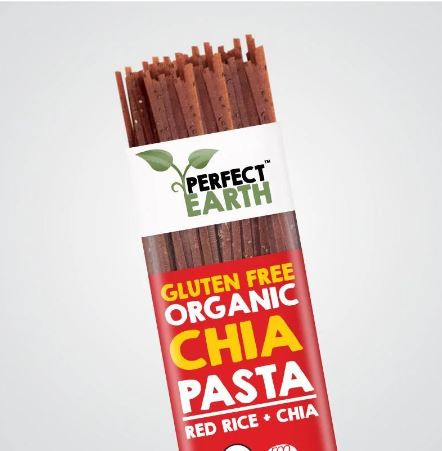 Bún Gạo Lứt Đỏ Hạt Chia Organic Perfect Earth Thái Gói 225g