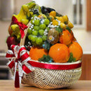 Giỏ Quà Trái Cây Nho Mẫu Đơn, Táo Envy, Thanh Long Vàng Chúc Sức Khỏe - góc nghiên