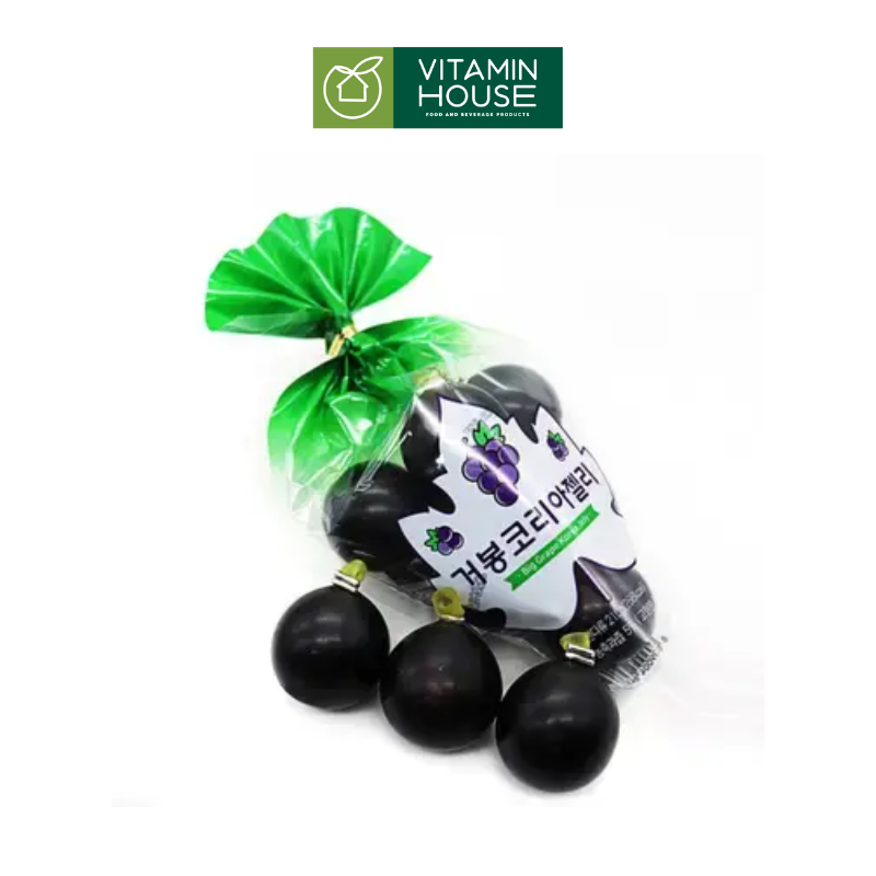 Thạch Nho Kyoho Jelly HQ Gói 7 Viên (Đen)