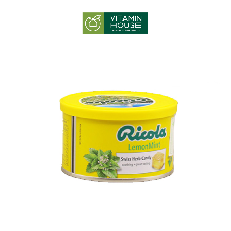 Hủ Kẹo Ricola Lemon Mint 100G