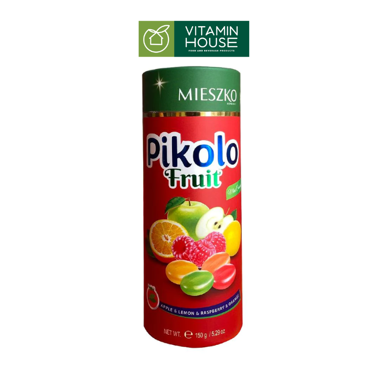 Kẹo Trái Cây Pikolo Mieszko 150g (Đỏ/Vàng)