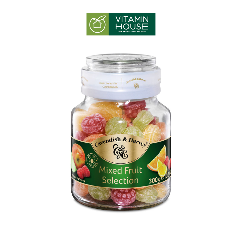 Kẹo Đức C&H Hủ Thủy Tinh Mixed Fruit Selection 300g
