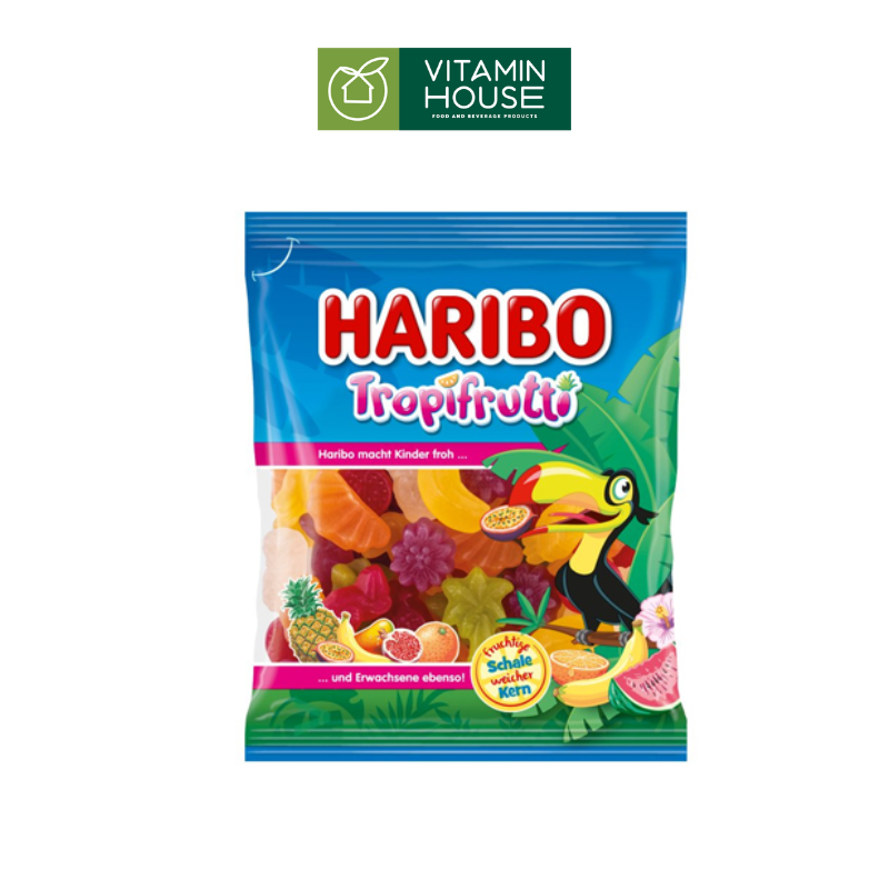 Kẹo Dẻo Tropifrutti Haribo Đức Gói 175g