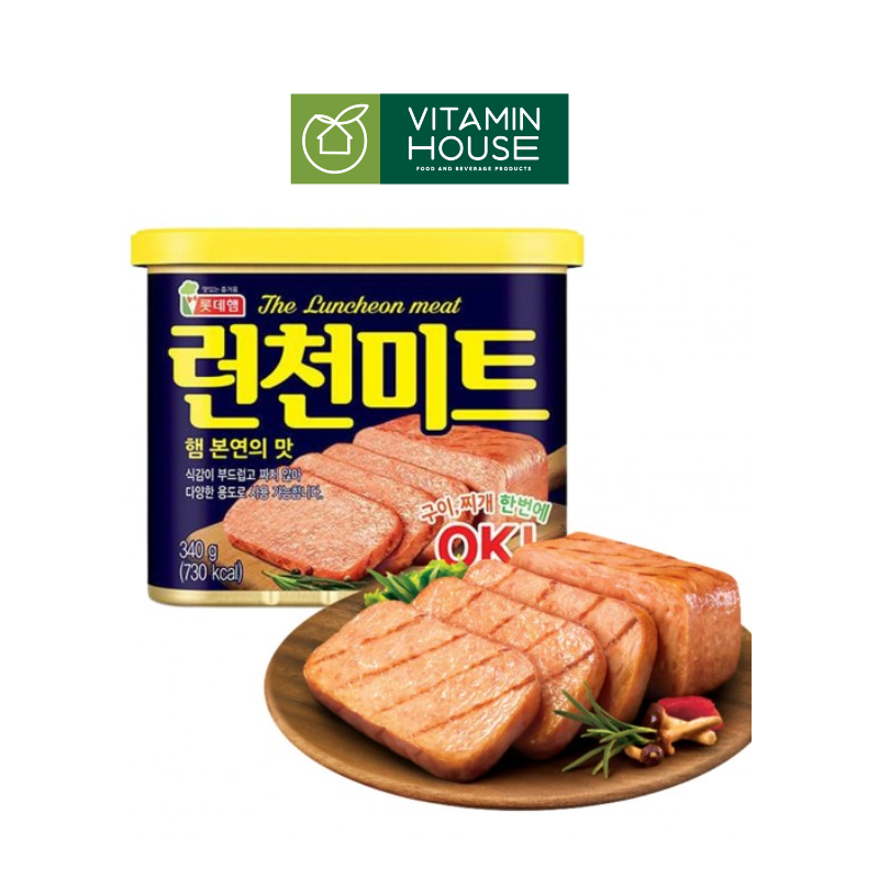 Thịt Hộp OK Spam The Luncheon Meat Lotte HQ 340g