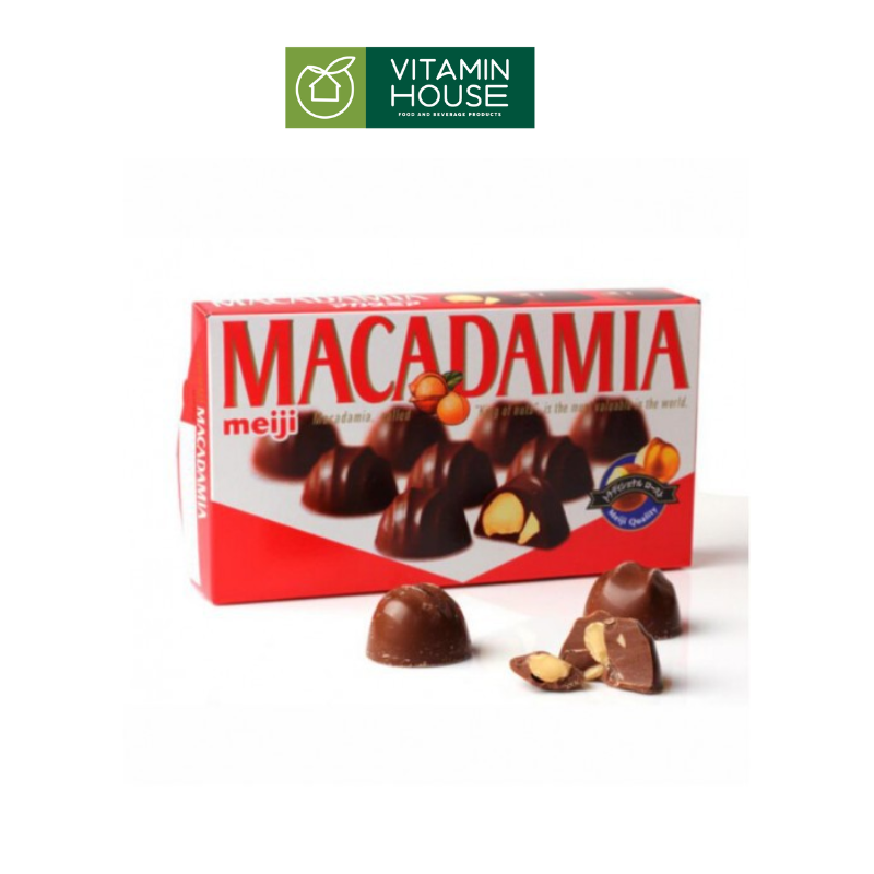 Chocolate nhân Macadamia Meiji Nhật 64g