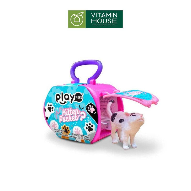 Kẹo Xương Cá & Lồng Mèo Playmore 8g