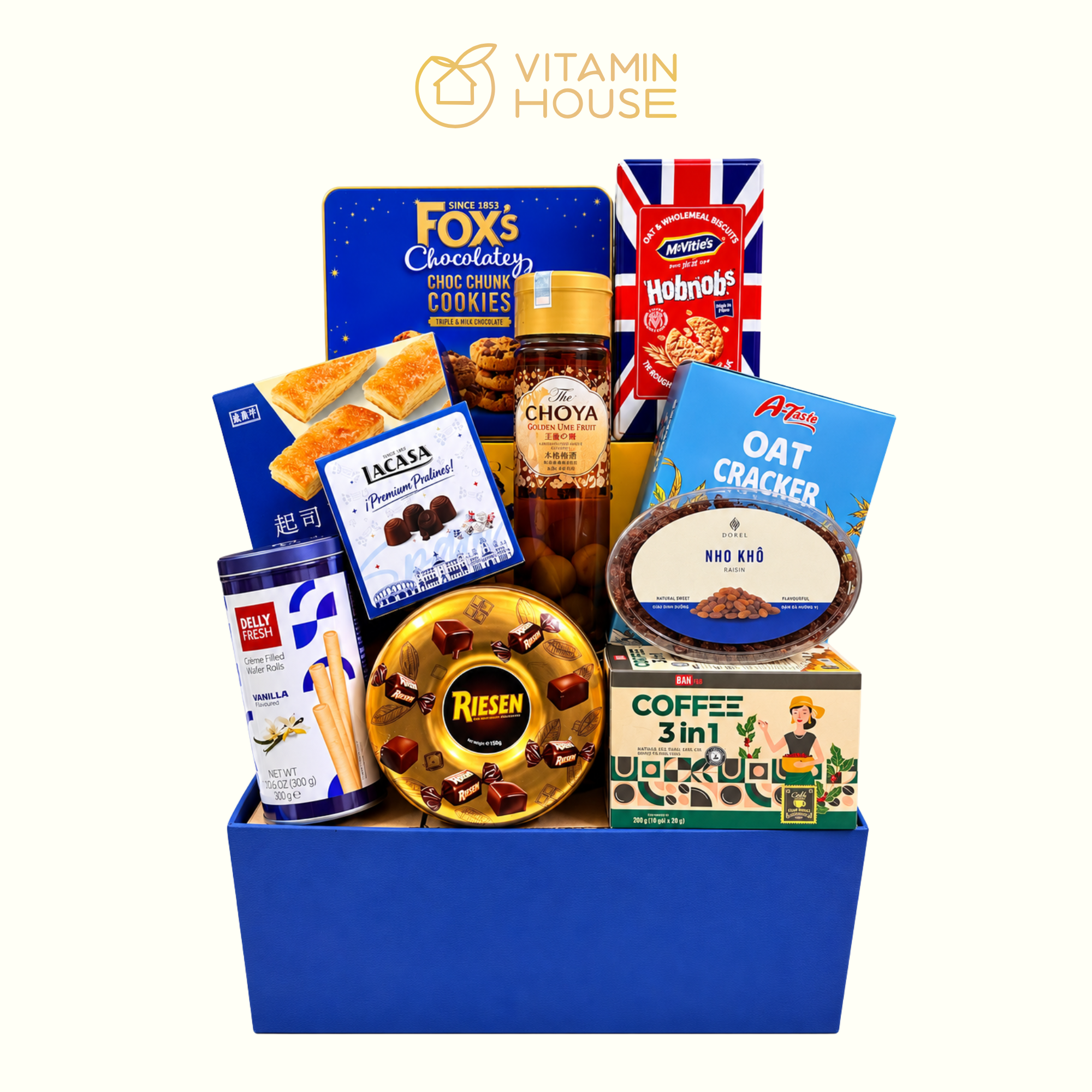 Giỏ Quà Tết Khai Xuân Vạn Phúc 17 Vitamin House