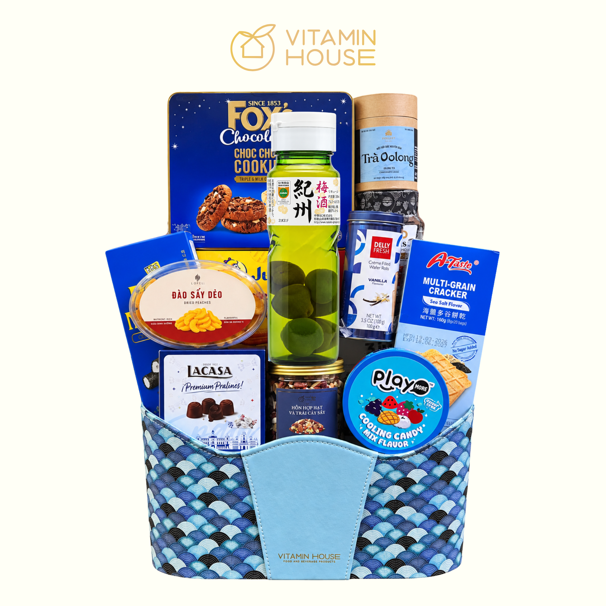 Giỏ Quà Tết Khai Xuân Vạn Phúc 18 Vitamin House