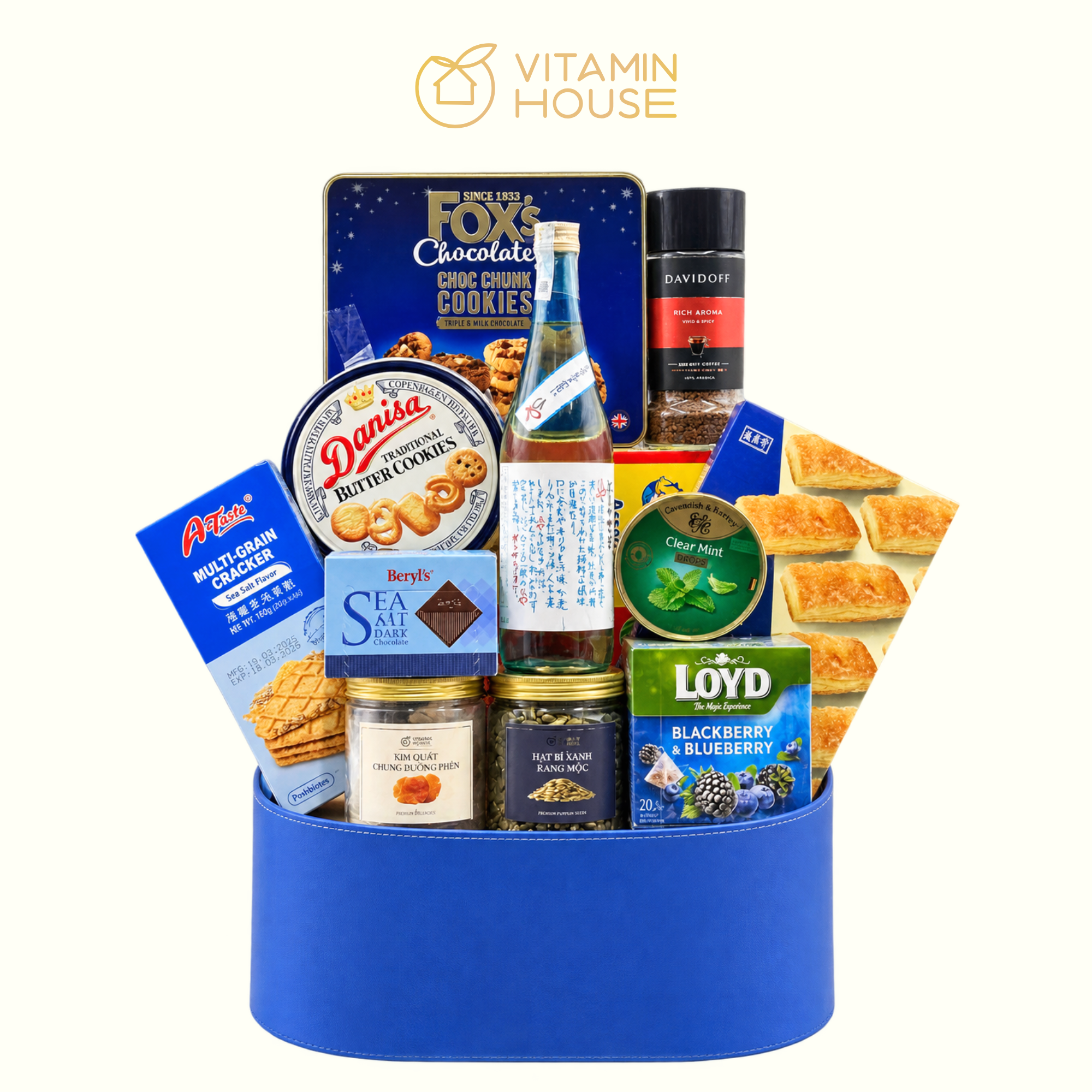 Giỏ Quà Tết Khai Xuân Vạn Phúc 20 Vitamin House