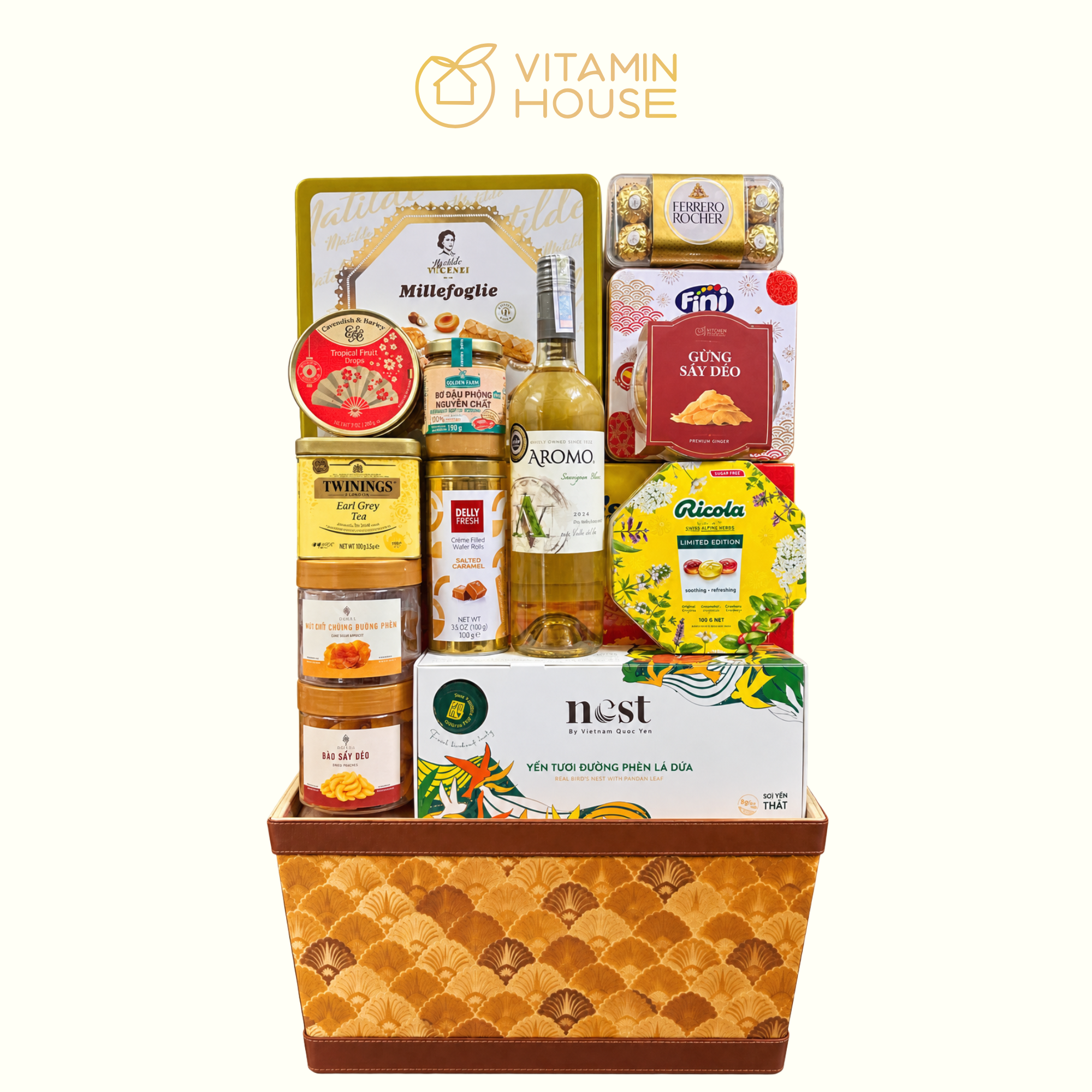 Giỏ Quà Tết Khai Xuân Vạn Phúc 21 Vitamin House