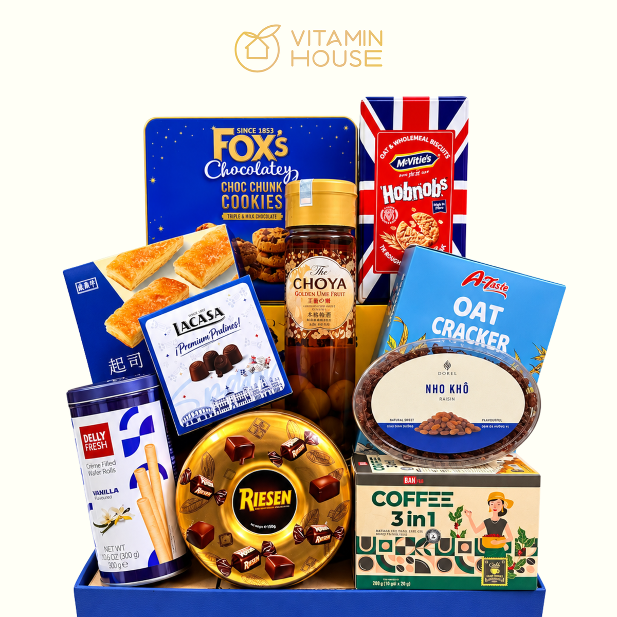 Giỏ Quà Tết Khai Xuân Vạn Phúc 17 Vitamin House