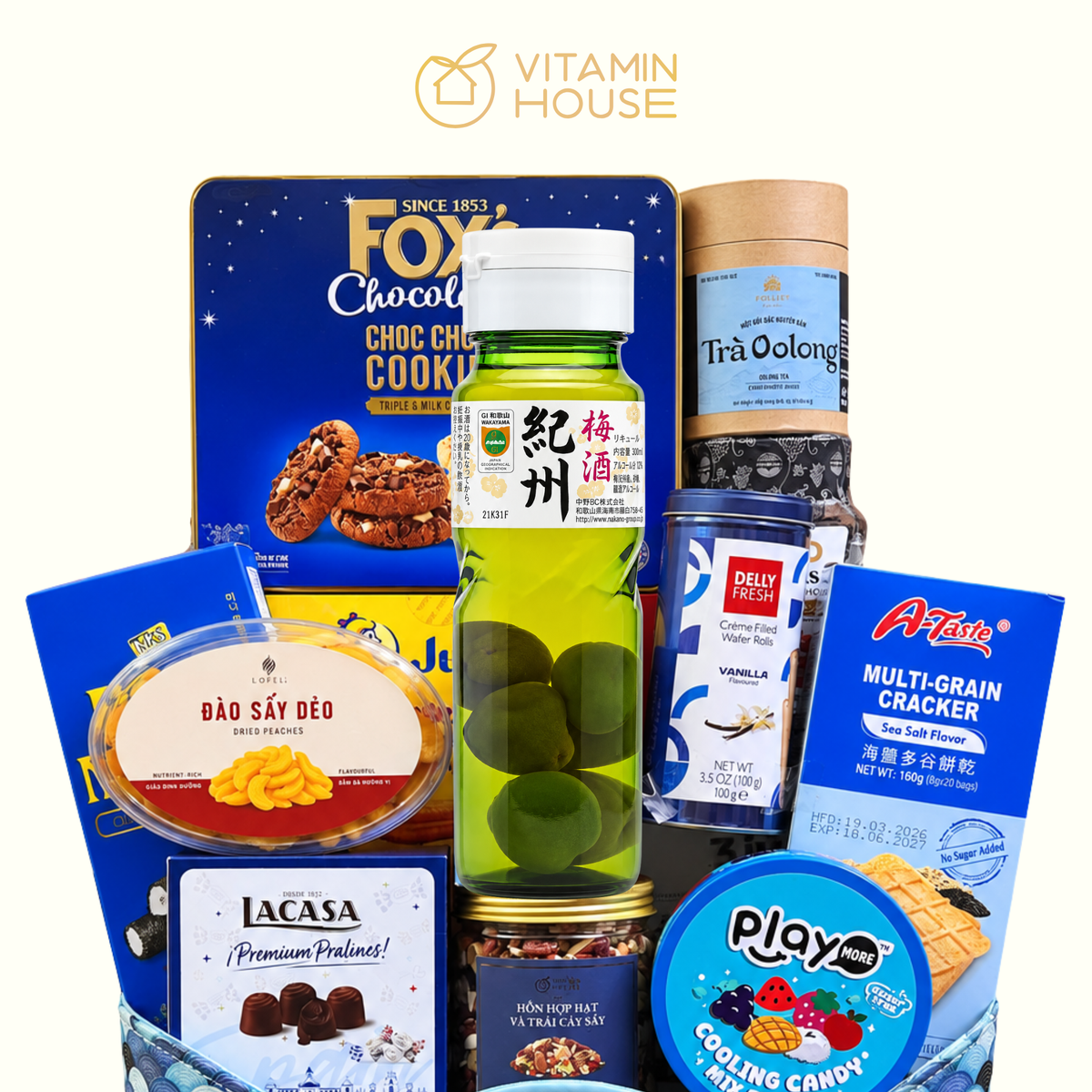 Giỏ Quà Tết Khai Xuân Vạn Phúc 18 Vitamin House