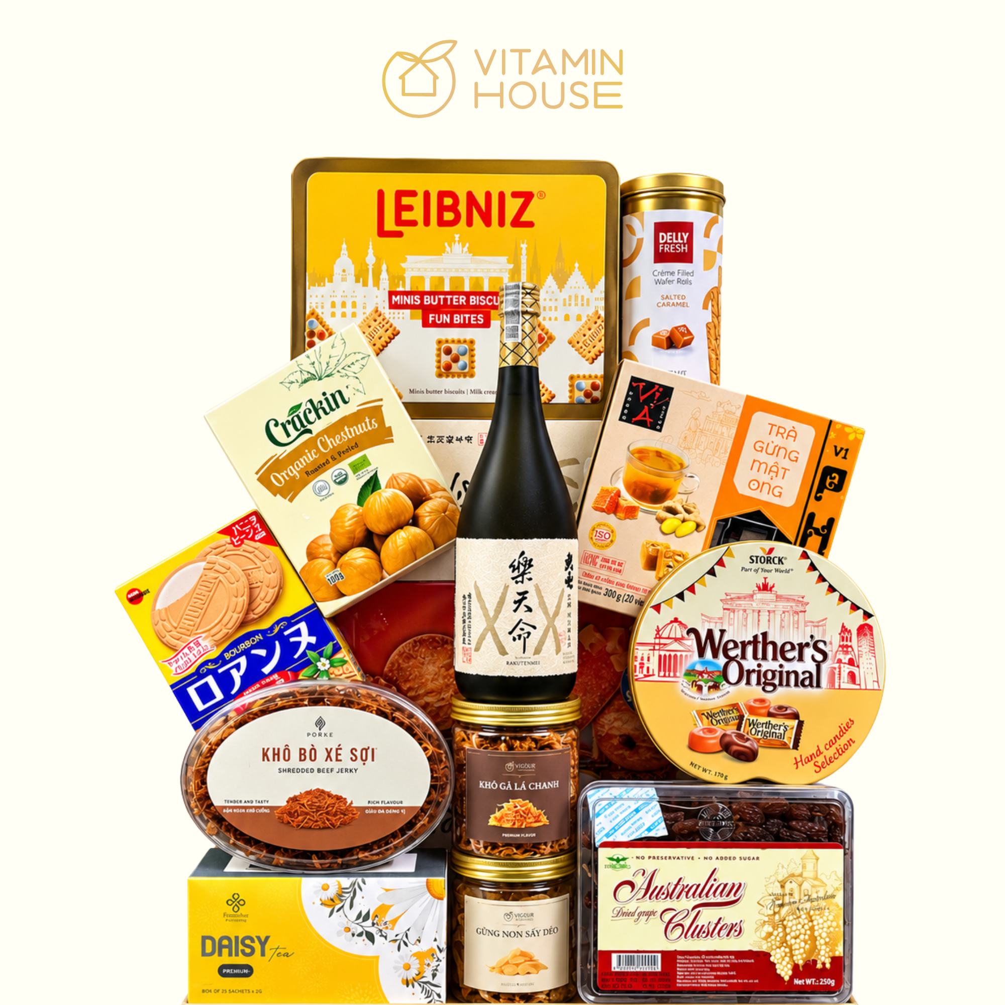Giỏ Quà Tết Khai Xuân Vạn Phúc 22 Vitamin House