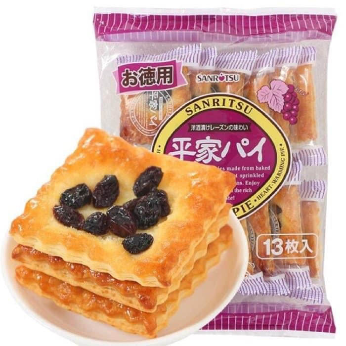 Gói Bánh Quy Nướng Sanritsu Nhật (Bơ, Nho Khô)