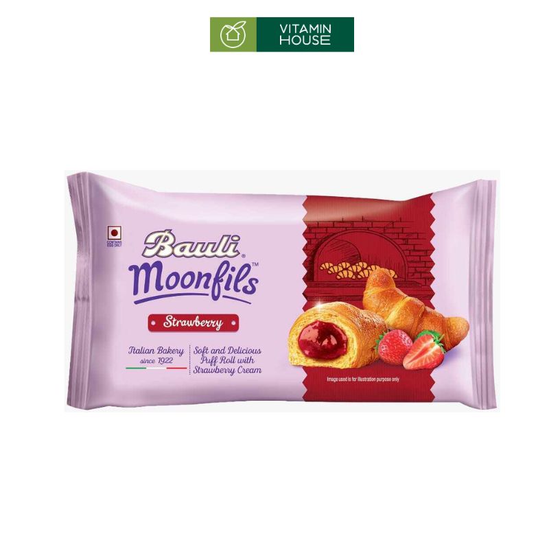 Bánh Mềm Sừng Bò Bauli Moonfils Ấn Độ Gói 45g