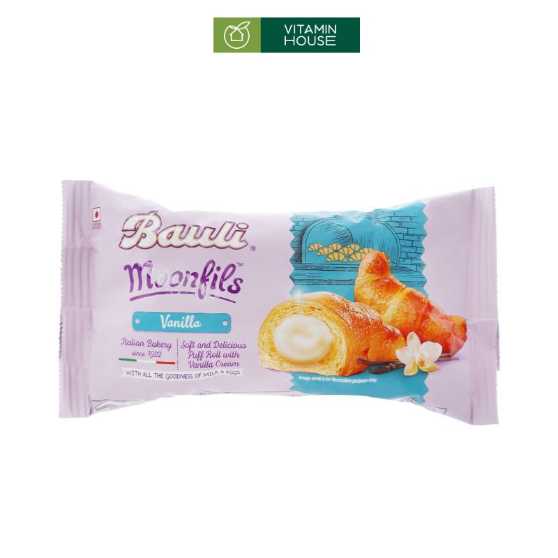 Bánh Mềm Sừng Bò Bauli Moonfils Ấn Độ Gói 45g