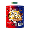 Bánh Quế Iyes Roll N Roll Hộp Thiếc Vị Socola Indonesia 150g
