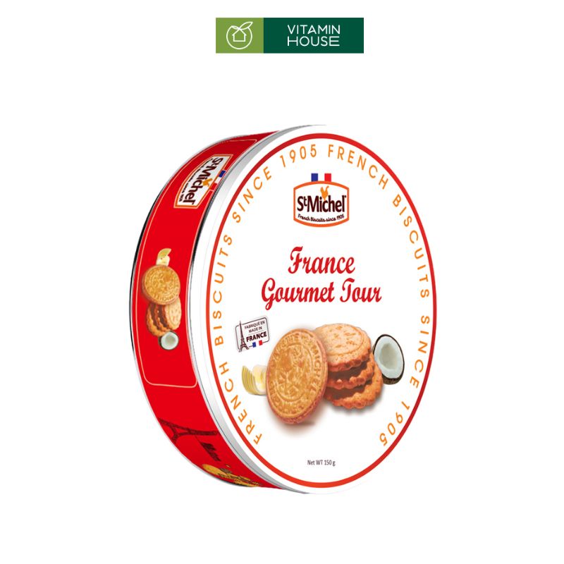 Bánh Quy Bơ St.Michel Pháp Hộp Thiếc