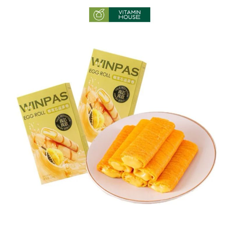 Bánh Quy Cuộn Vị Sữa Dừa Winpas Hộp 138g
