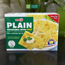 Bánh Quy Lạt Plain Crackers Yến Mạch Meiji Nhật Hộp 104g