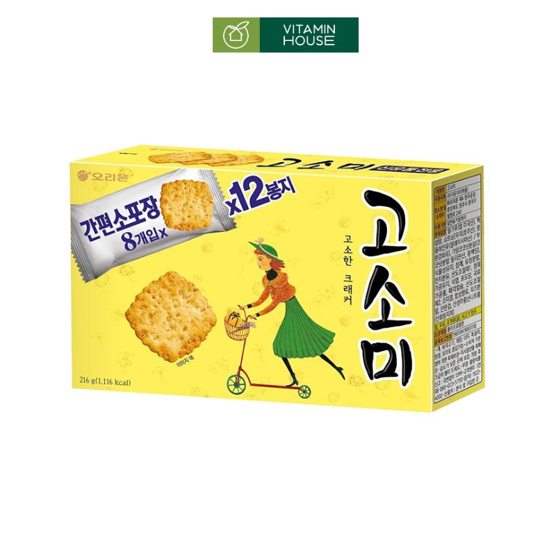 Bánh Quy Mè Cô Đầm HQ Hộp 216g
