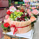 Bánh Sinh Nhật Trái Cây Tươi trang trí hoa Đẹp Mắt món quà Ý Nghĩa dành cho Ngày Sinh Nhật
