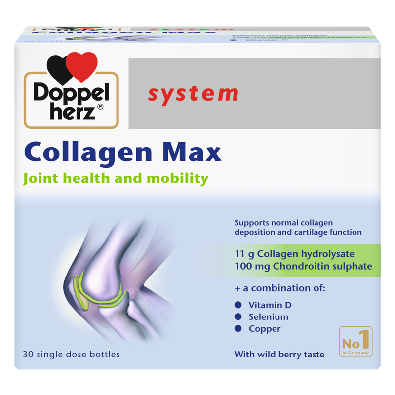 Nước Hỗ Trợ Sụn Khớp Collagen Max Doppelherz  Hộp 30 Ống