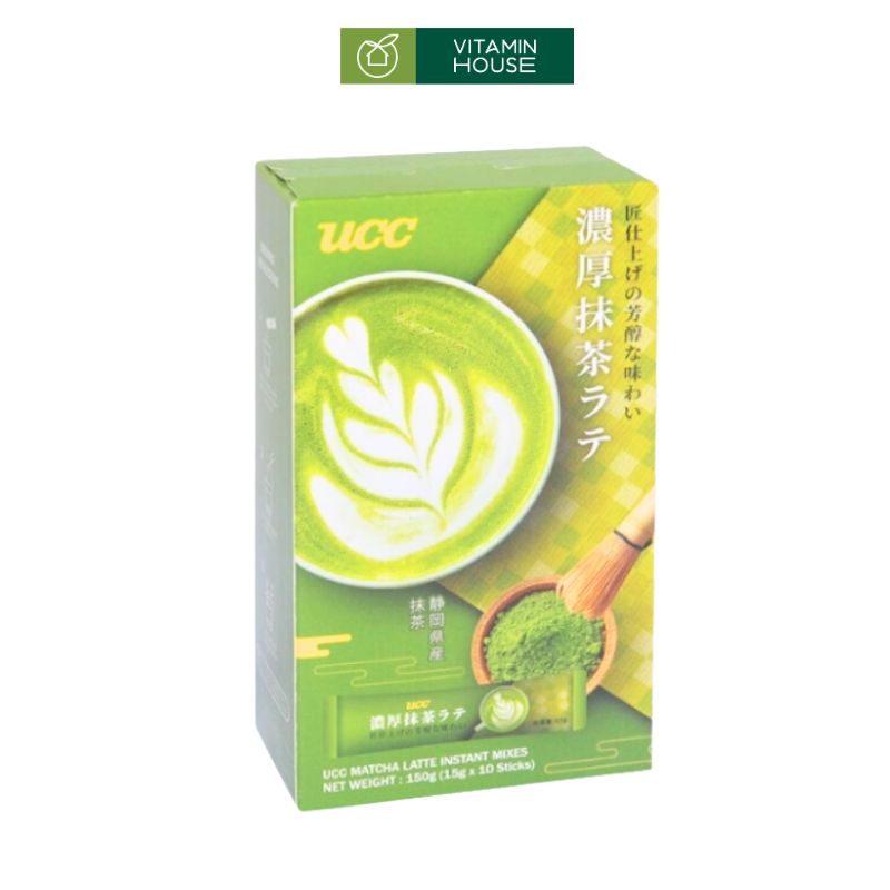 Bột Trà Xanh Matcha Latte UCC Nhật Hộp 150g Sự Kết Hợp Tinh Tế Giữa Matcha Và Sữa