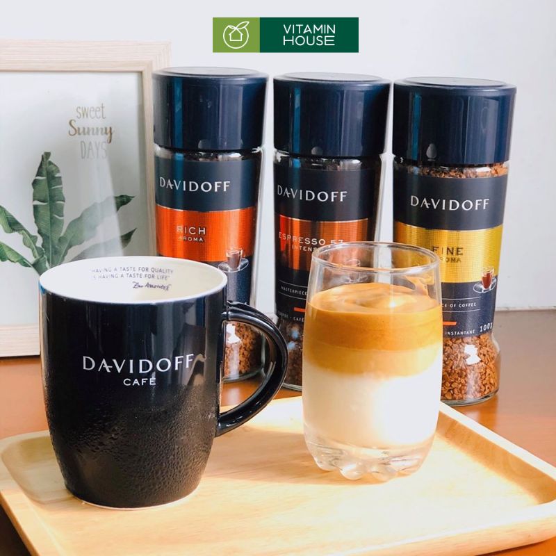 Cà Phê Hòa Tan Davidoff Đức Hương Vị Đậm Đà Thơm Ngon