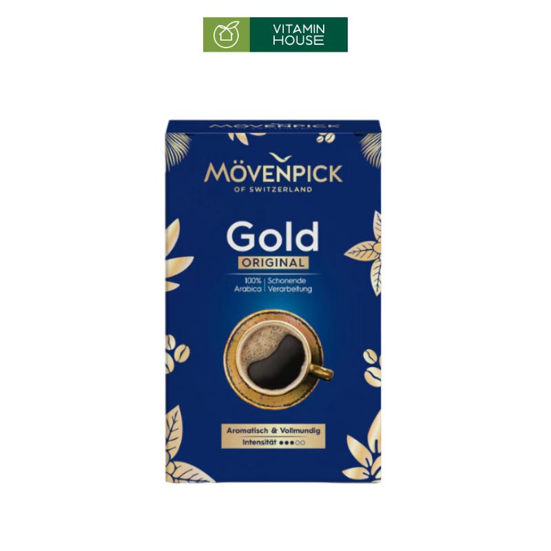 Cà Phê Hòa Tan Movenpick Gold Thụy Sĩ Hộp 10 Gói Hương Vị Thụy Sĩ Cao Cấp