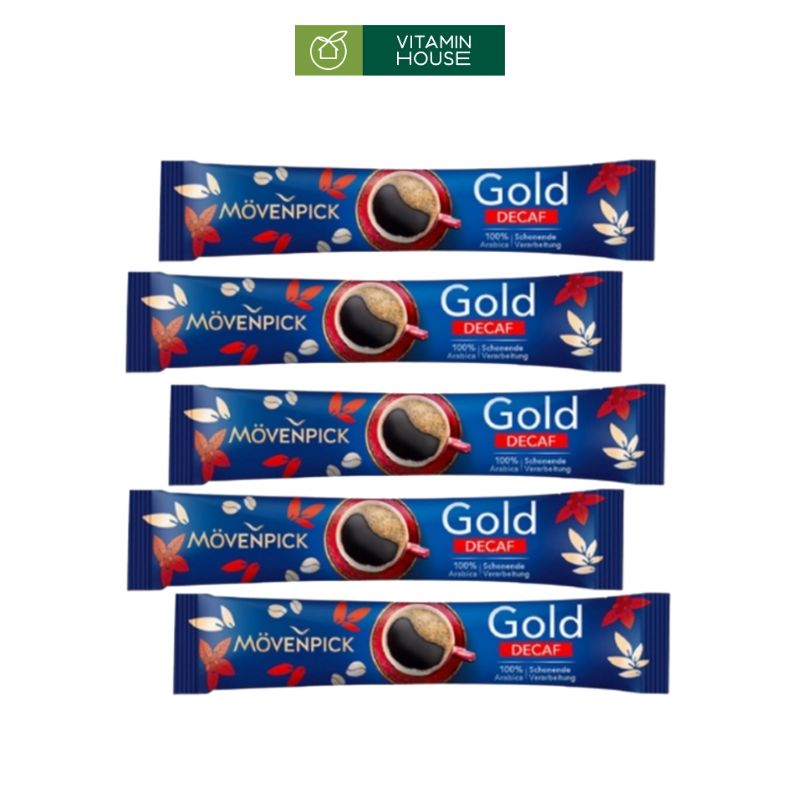 Cà Phê Hòa Tan Movenpick Gold Thụy Sĩ Hộp 10 Gói Hương Vị Thụy Sĩ Cao Cấp