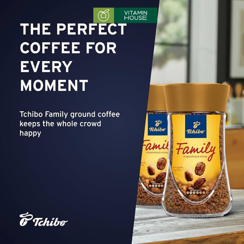 Cà Phê Hòa Tan Tchibo Family Đức Hộp 200g