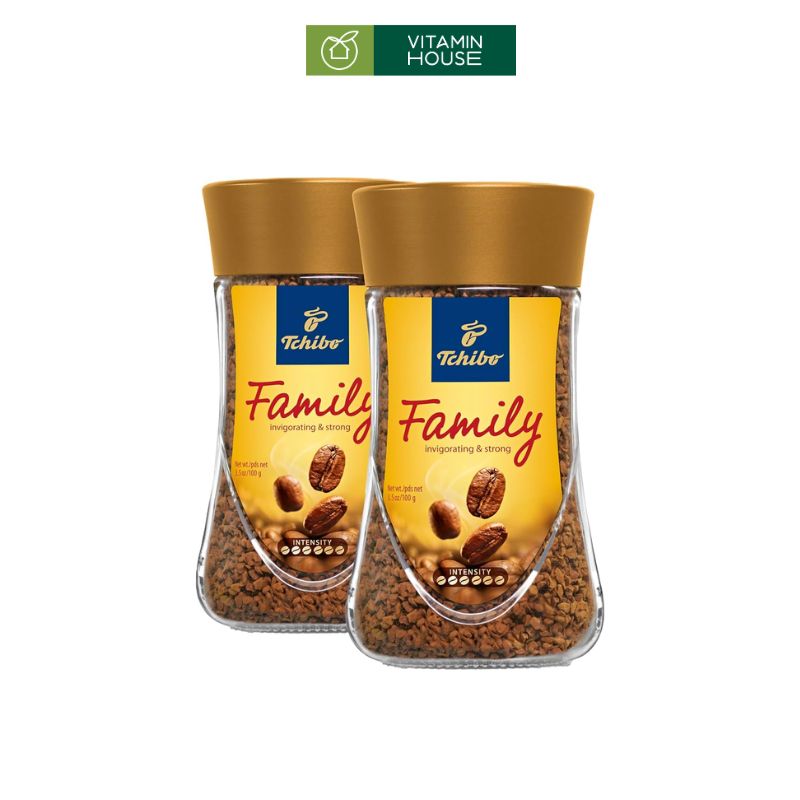Cà Phê Hòa Tan Tchibo Family Đức Hộp 200g