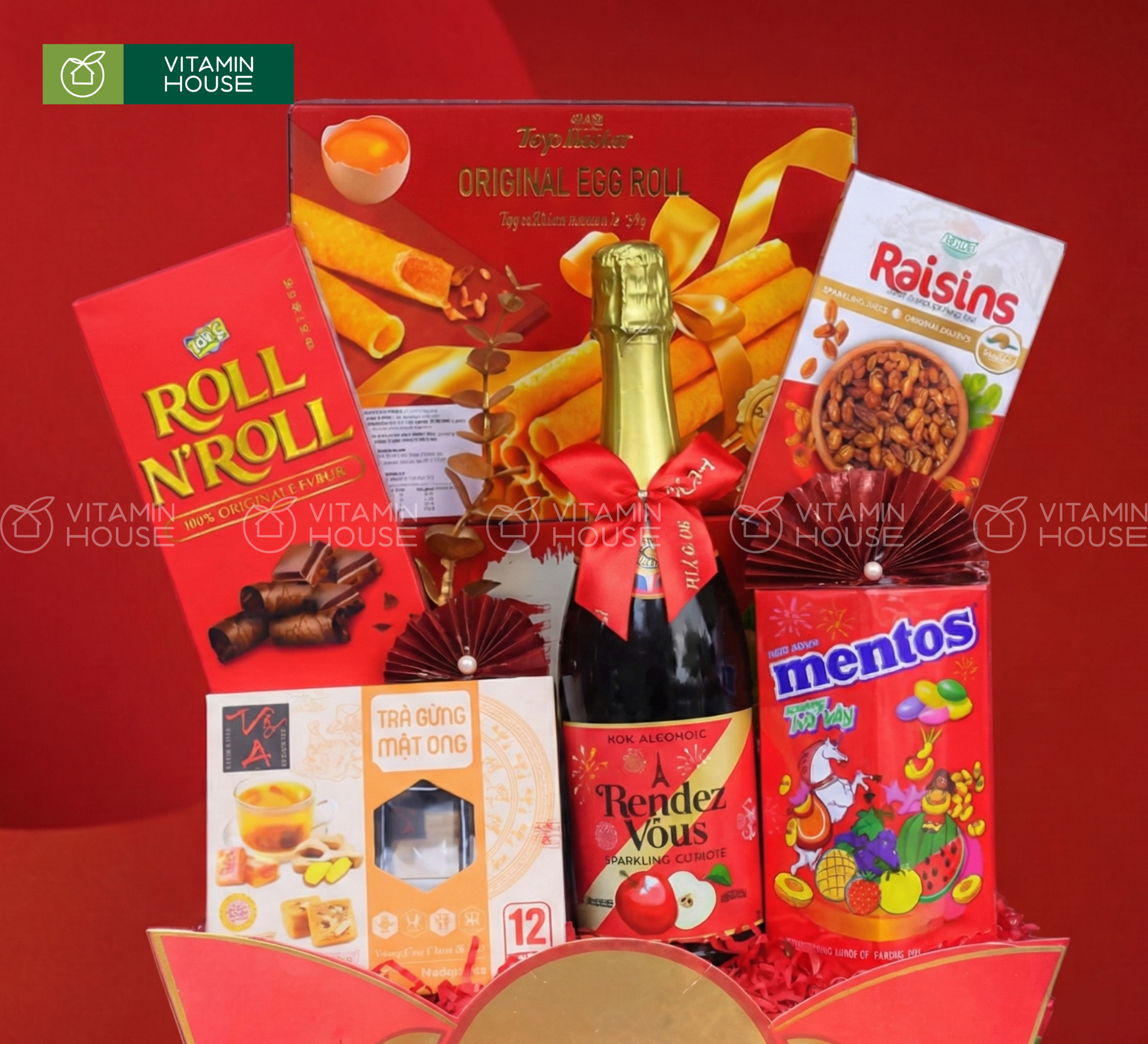 Giỏ Quà Tết Xuân Sum Vầy 12