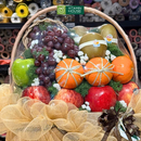 Giỏ Trái Cây Kiwi, Nho, Táo Nhập Khẩu Chúc Sức Khỏe Cha Mẹ