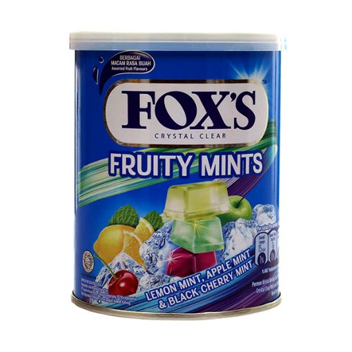 Kẹo Trái Cây Foxs Fruity Mints Hộp Thiếc 180g
