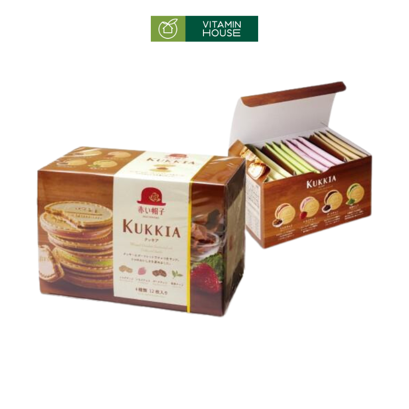 Bánh Quy Hộp Kukkia Cao Cấp Nhật 32P