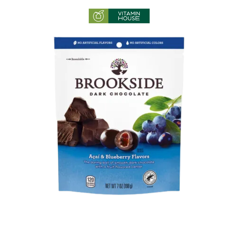 Gói Socola Đắng Có Nhân Brookside Nhiều Vị