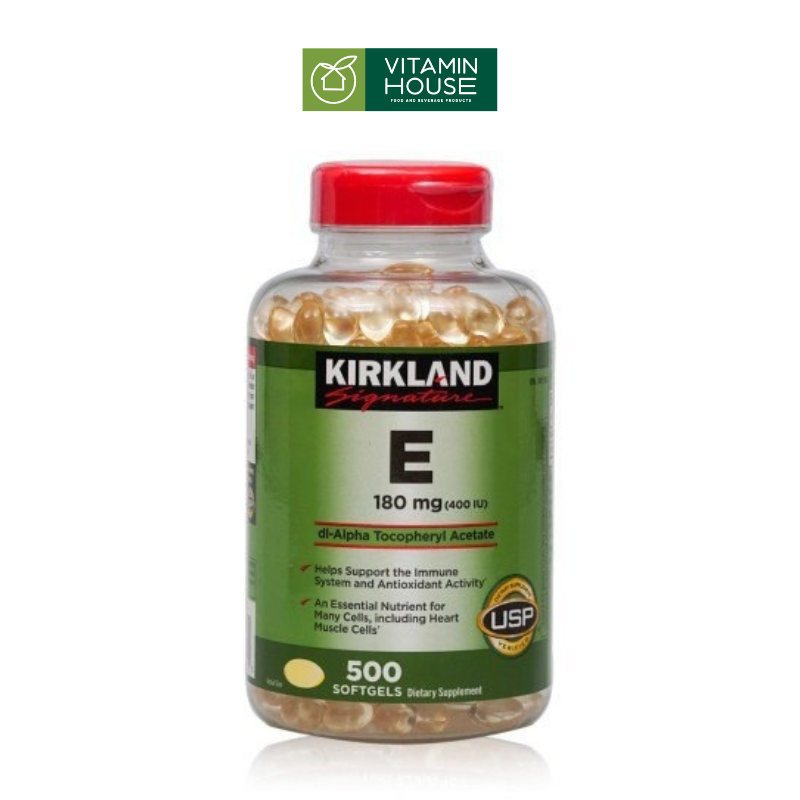 Viên Uống Vitamin E400 Kirkland Mỹ 500v