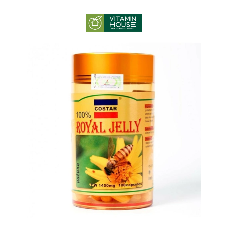 Viên Uống Sữa Ong Chúa Royal Jelly Costar Úc Hộp 100 Viên