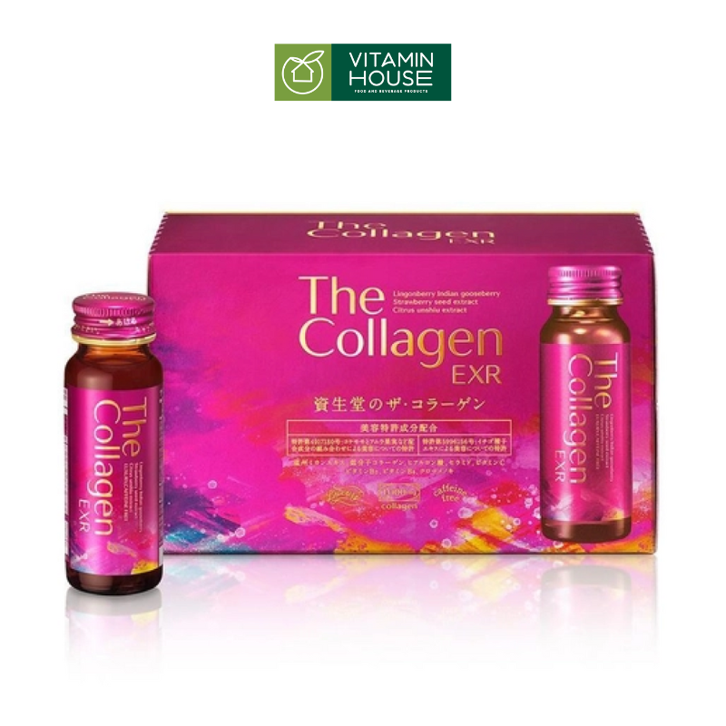 The Collagen Shiseido 1000mg Low Kcal Nhật 50ml*10 (Mẫu Mới)